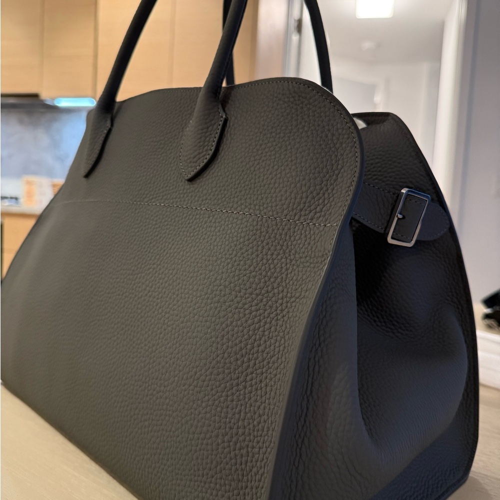 The Row Margaux 15, Gray Tote Bag - Picture 2 of 15